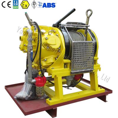 China Offshore operations air winch for barging ship trawl winch with 50 kn pulling force for sale