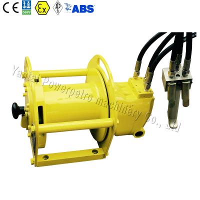 China Remote Control System Portable Mining Air 1100lbs Small Light Duty Geared Winch for sale