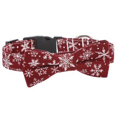 China Amazon Hits Christmas Dog Bandana DETACHED Dog Collars De Perro Cat Collar With Bow Breakaway Amazon Hits Bulk for sale