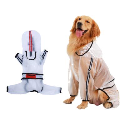 China Transparent Hooded Quadruped Outdoor Stocked Raincoat Inclusive Dog Spring And Summer Dogs Big Dogs Raincoat Raincoat for sale