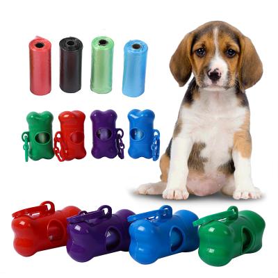 China Sustainable Manufacturer Customized Pet Color Dog Bone Toilet Picker With Garbage Bag Poop Bag For Outdoor Camping for sale