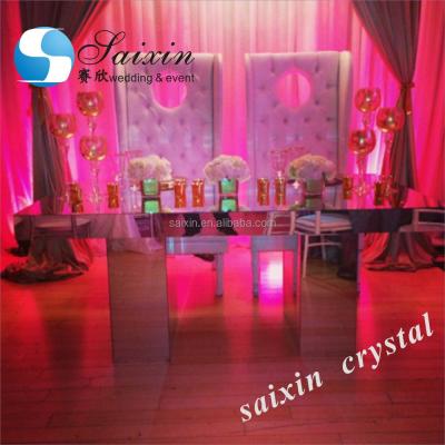 China Wedding wedding event glass mirror bride table ZT-150M for sale