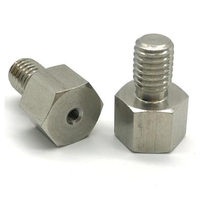 China Pan Stainless Steel Full Thread Hex External Hex Head Screws for sale