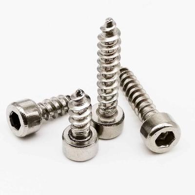 China Nickel Plated Steel Allen Hex Socket Cap Head Self Tapping Wood Screws with Good Anti-Corrosion and Anti-Rust Ability for sale