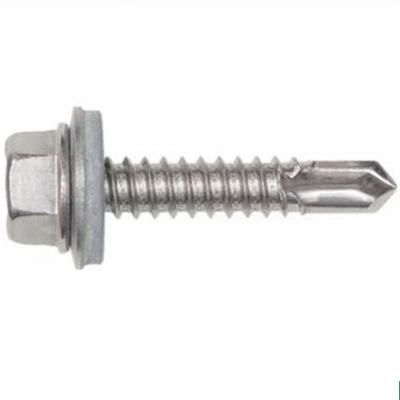 China High Tensile Strength Hex Clamp Head Stainless Steel Sheet Metal Roofing Screw for sale