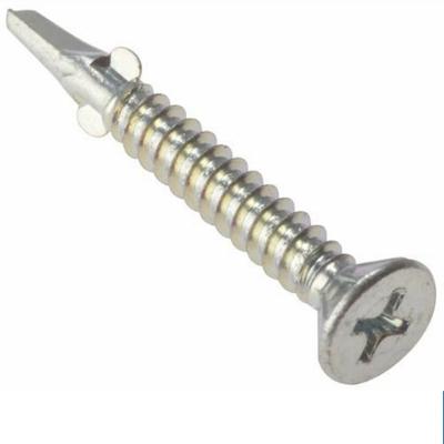 China High Tensile Strength Flat Head Stainless Steel Self Drilling Concrete Screws for sale