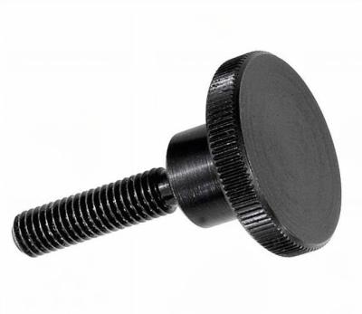 China 464 DIN, Brass Pan And Steel Aluminum Knurled Head Stepped Thumb Screw With Collar for sale