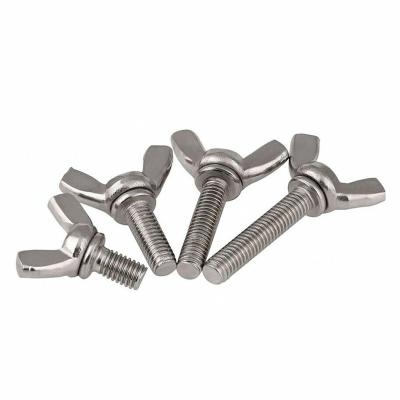 China Pan DIN316 M3-M12 Wing Screws 304 Stainless Steel Butterfly Screw Butterfly Bolt For For Machinery Industry Fastener for sale