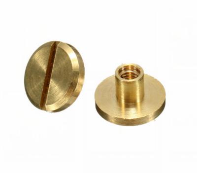 China Pan Male & Female Brass File Book Binding Screw for sale