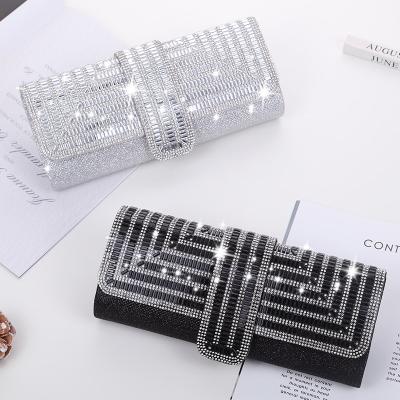 China 2021 Harmless Handbag Wholesale New Fashion Shining American High Quality Evening Clutch Bags Ladies Shoulder Bag for sale