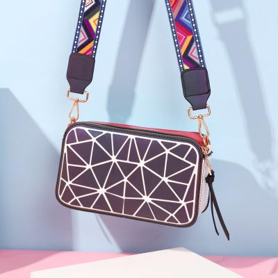 China Fashionable new harmless small square bag ladies bag cute rhombus one shoulder messenger bag for girls for sale