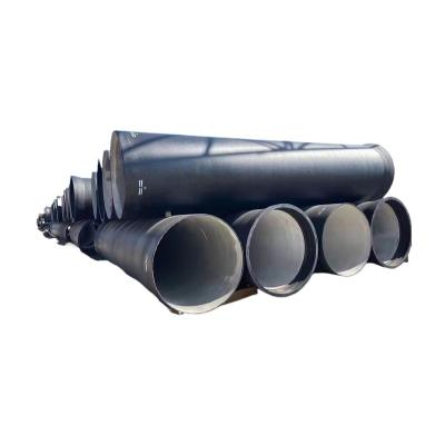 China Drinking water/wastewater stock C40 K9 high class iron pipe engineering malleable pipe with low price malleable iron pipe for sale