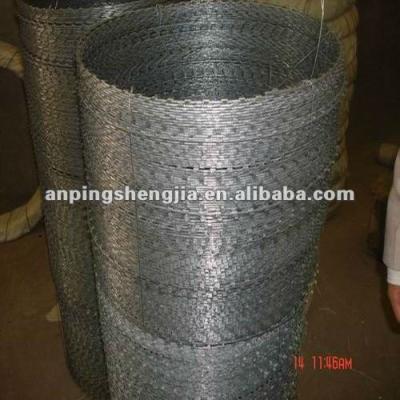 China Galvanized Stainless Steel Razor Wire for sale