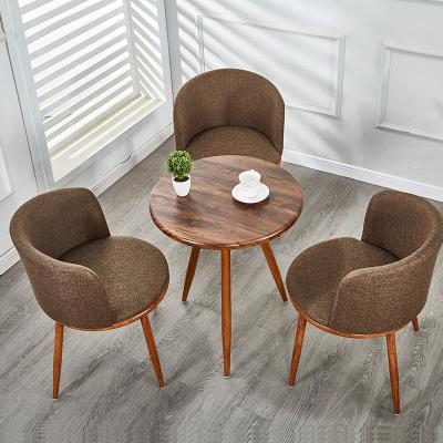 China Solid wood hotel stool living room chair (the other) adjustable Nordic furniture cover dining table style chair leisure lounge for sale