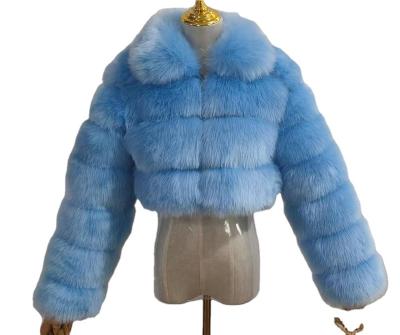 China Manufacturer Wholesale Casual Custom Plus Size Women Fashion Coat Luxury Fur Jacket for sale