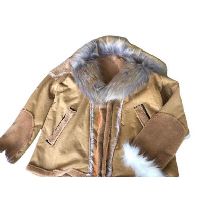 China Excellent Quality Breathable Fashion All In One Winter Mens Motorcycle Fur Jacket for sale