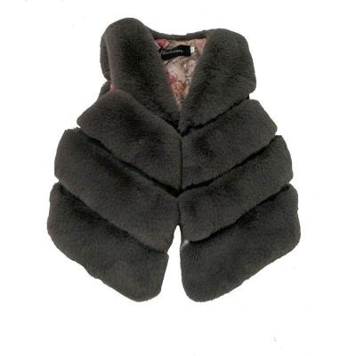 China Factory Direct Sales Breathable Crinkle Proof Kids Casual Faux Fur Coats For Big Girls for sale