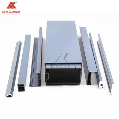 Κίνα Curtain Wall Structure Aluminium Alloy Profile For Double Glazing Glass Panel Facade προς πώληση