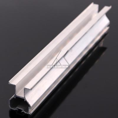 China OEM Customized Length Rail For Wardrobe Aluminum Material Mill Finish With RoHS for sale