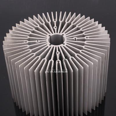 China De molen beëindigt Heatsink-Uitdrijvingsprofielen, Uitdrijvingen 6063 van het Aluminiumprofiel Te koop