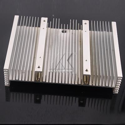 China Alloy Large Aluminum Profiles Silver Punching Large CNC Heatsink For Production Machine for sale