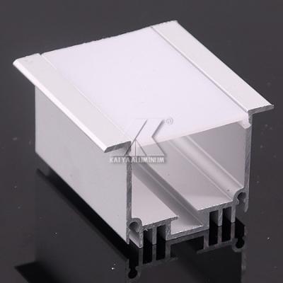 China Alloy Aluminium Profile Light , Aluminum LED Profile Housing With Milky Cover Profile for sale