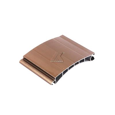 China OEM Service Oxidized aluminum Profile Aluminum Spray Beige Rolled Door And Aluminium Roller Shutter Slat for sale