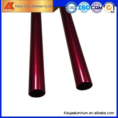 China 12,7 pulgadas de los agujeros de OEM de Matte Round Aluminum Tube Profiles en venta