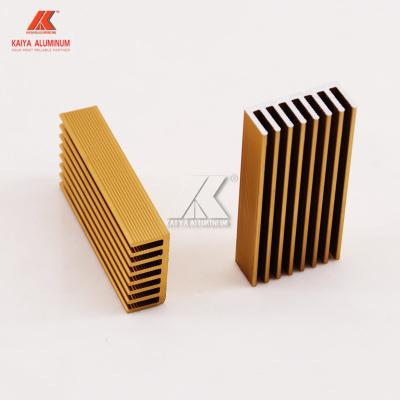 China Anodized Heat Sink Aluminum Profiles T6 For Computer Electrical Appliances for sale