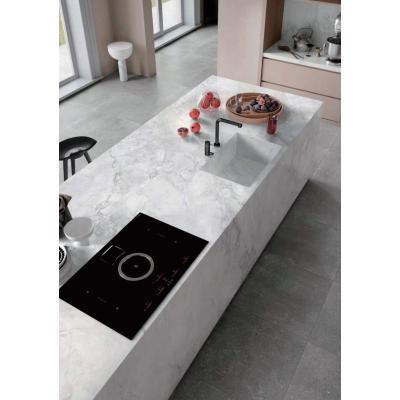 China Showrooms Artificial Quartz Stone Slab 2cm Thickness Quartz Kitchen Countertops for sale