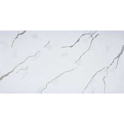 China Calacatta Laza 20mm 30mm Quartz Stone Counter Tops Quartz Kitchen Worktops for sale