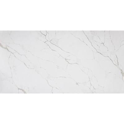 China Modern Quartz Solid Surface 30mm Thick Quartz Kitchen Counter Tops Calacatta Laza for sale