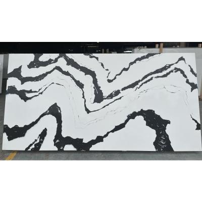 Cina Zebra Stripes Best Place To Buy Quartz Banchiere Piastrelle di Parete Stile Disegno in vendita