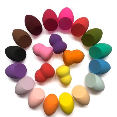 China DIY Soft Freeform Colored Plain Cosmetic Sponge Private Label Makeup Blender Custom Sponge for sale