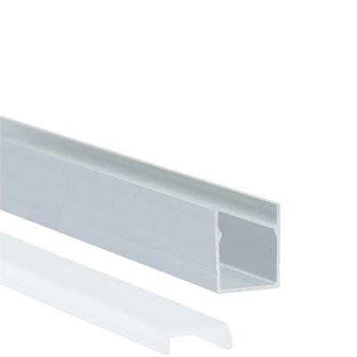 China LS-020 Radiator Led Cold Drawing Aluminum Profile Stainless Led Profile Plaster Pver for sale