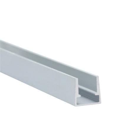 China LS-050 Aluminum Alloy Aluminum Alloy LS-050 Glass Channel Extrusion LED Bracket Housing For 11mm for sale