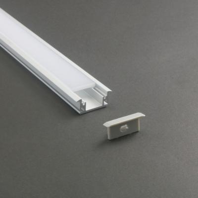 China LvSen LS121 Opal Pvc Floor Led Profile Decorations Led Profile Waterproof Ip68 Rating Mounting Profile For Led Strip for sale