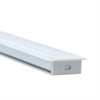 China LS-121 Radiator Led Radiator Floor Channel Extrusion Recessed Led Aluminum Profile for sale