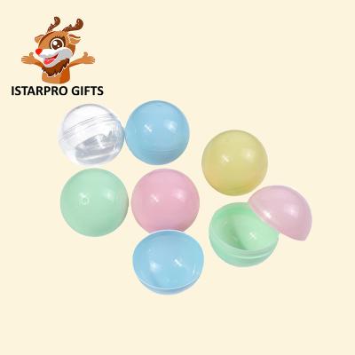 China Recyclable ISTARPRO GIFTS Custom Logo Hot Selling Whole Clear Mini Small Gumball Capsules Plastic Candy Box For Vending Machine for sale