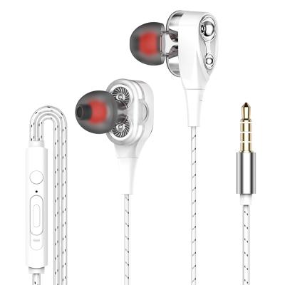 China Cheap In-Ear Dop Free Ship Sample Headphones 3.5mm Sport In Ear Headset Handfree Bass Gaming Earphone Wired Earphone With Microphone for sale