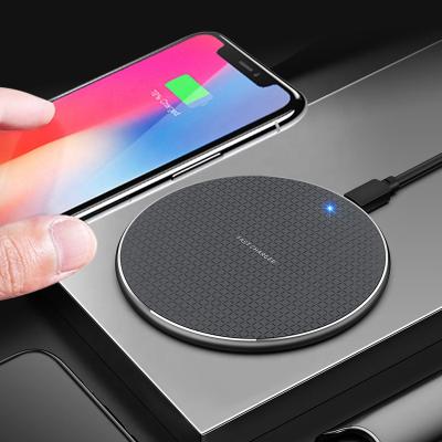 China 10W QI Radio Charging 2021 Hot Sale High Quality Amazon Qi Charging Station For Mobile Phone 10w Fast Wireless Charger for sale