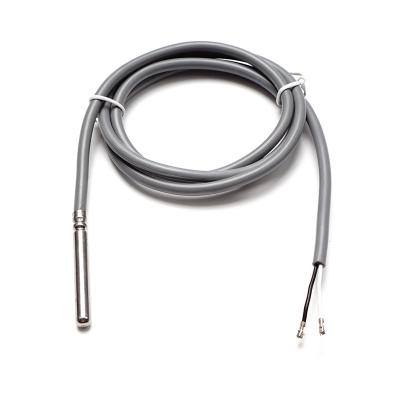 China -50â „ ƒ - 105â „ ƒ SENSATECH Customized Stainless Steel Probe Fast Response Time DS18B20 Temperature Sensor With PVC Shielded Cable for sale