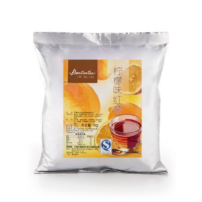 China Boba Leaping Lemon Flavored Black Tea Lemon Black Tea Powder Raw Material Cold Drink Dessert Tea Store for sale