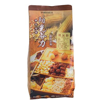 China Natural Breakfast Cereals Series Nutritious Black Rice Flour Raw Cereals Milk Tea Shop Raw Materials for sale