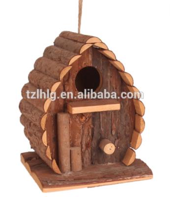 China Pinewood Wooden Bird Houses For Sale Outdoor Or Indoor Hanging Aviary for sale