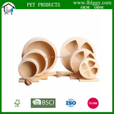 China Small Liveable Wood Rabbit Stash Slum Cage Hedgehog Guinea Pig Wheel Plywood Plywood Playground Animal Pet Care for sale