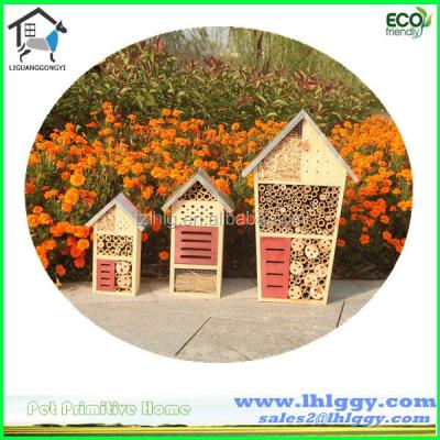 China FSC Sustainable Wooden Wild Beneficial Insects Hotel for sale