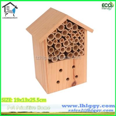 China Sustainable Liguang develop various bamboo made hive/hotel/home/habitat/bee box reasonable price for sale