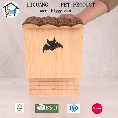 China FSC BSCI SEDEX PLANT Red Cedar Bat House Pest Control and Viable Wooden Nest Box for sale