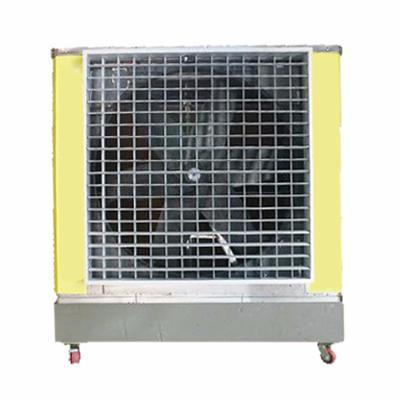 China Larger Size 45000CFM Evaporative Swamp Air Cooler And Air Conditioner Stainless Steel Exterior Body for sale